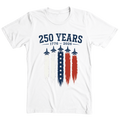 250 Years 1776 2026 Jets USA Flag - T-Shirt