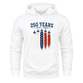 250 Years 1776 2026 Jets USA Flag - Hoodie