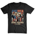 250 Years America Anniversary 250th Trump Washington Vintage - T-Shirt