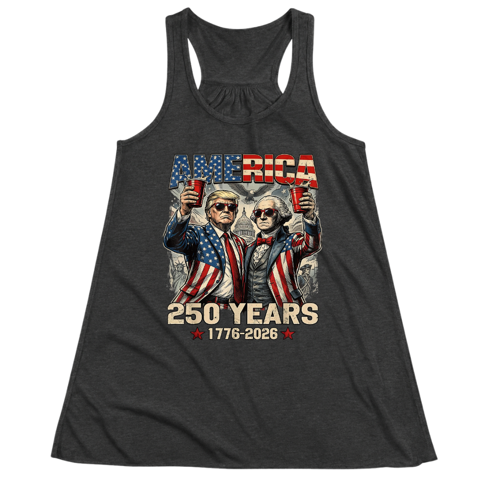 250 Years America Anniversary 250th Trump Washington Vintage - Women Tank Top