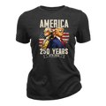America 250 Years Trump Washington Patriotic - Women T-Shirt