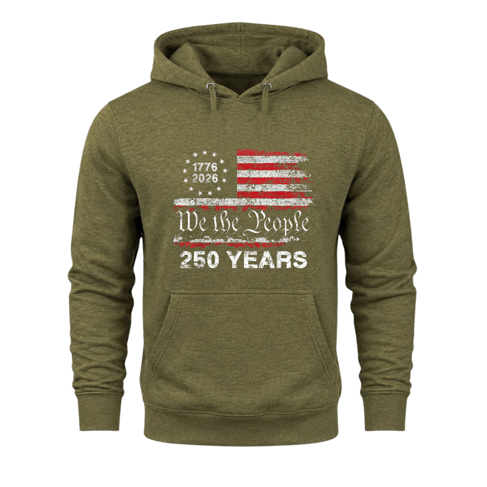 We The People America 250 Years Anniversary Patriotic - Hoodie