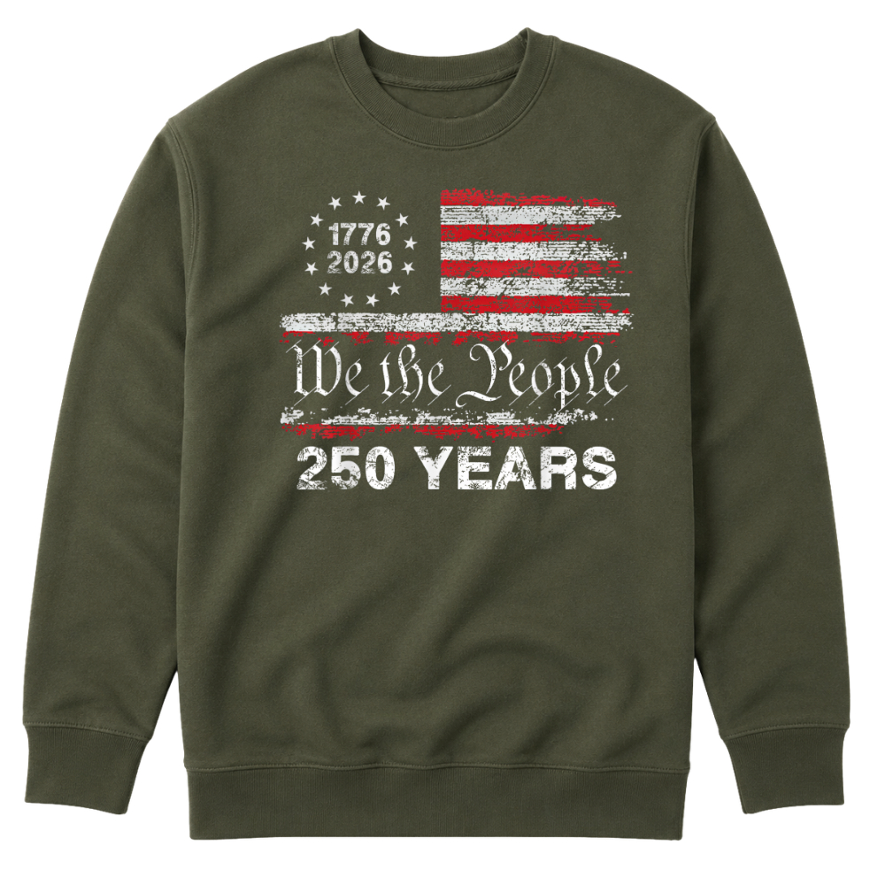 We The People America 250 Years Anniversary Patriotic - Sweater