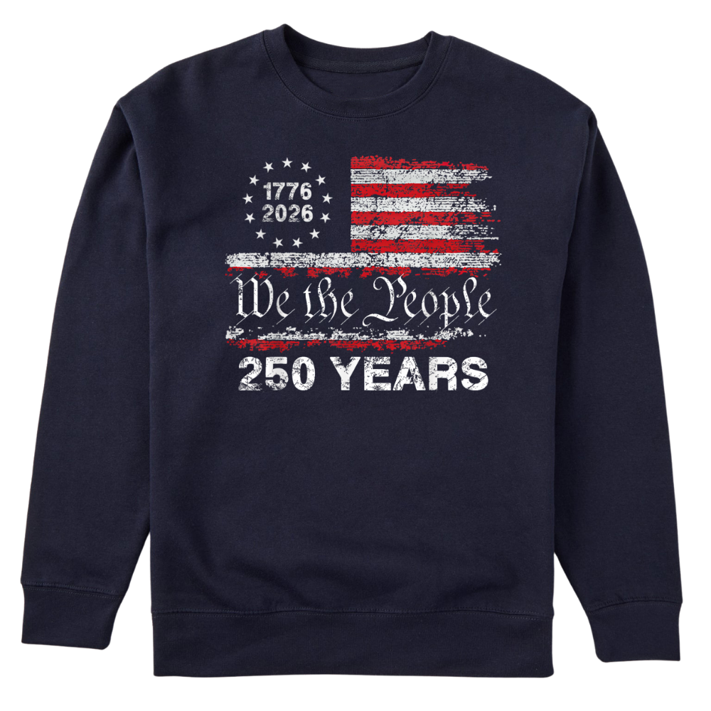 We The People America 250 Years Anniversary Patriotic - Sweater
