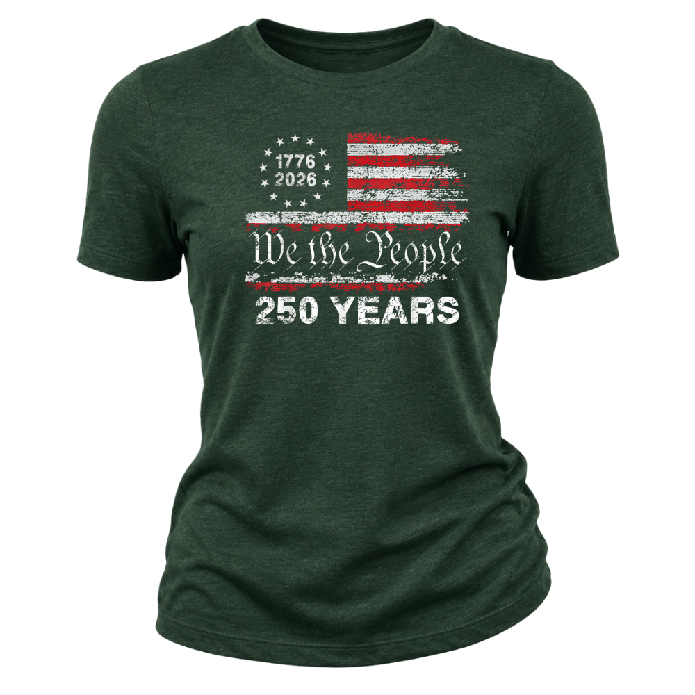 We The People America 250 Years Anniversary Patriotic - Women T-Shirt