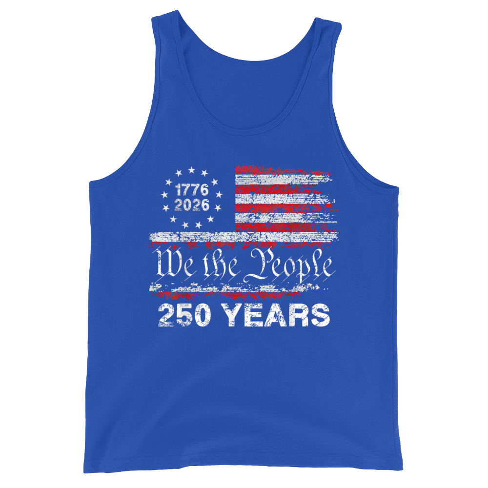 We The People America 250 Years Anniversary Patriotic - Tank Top