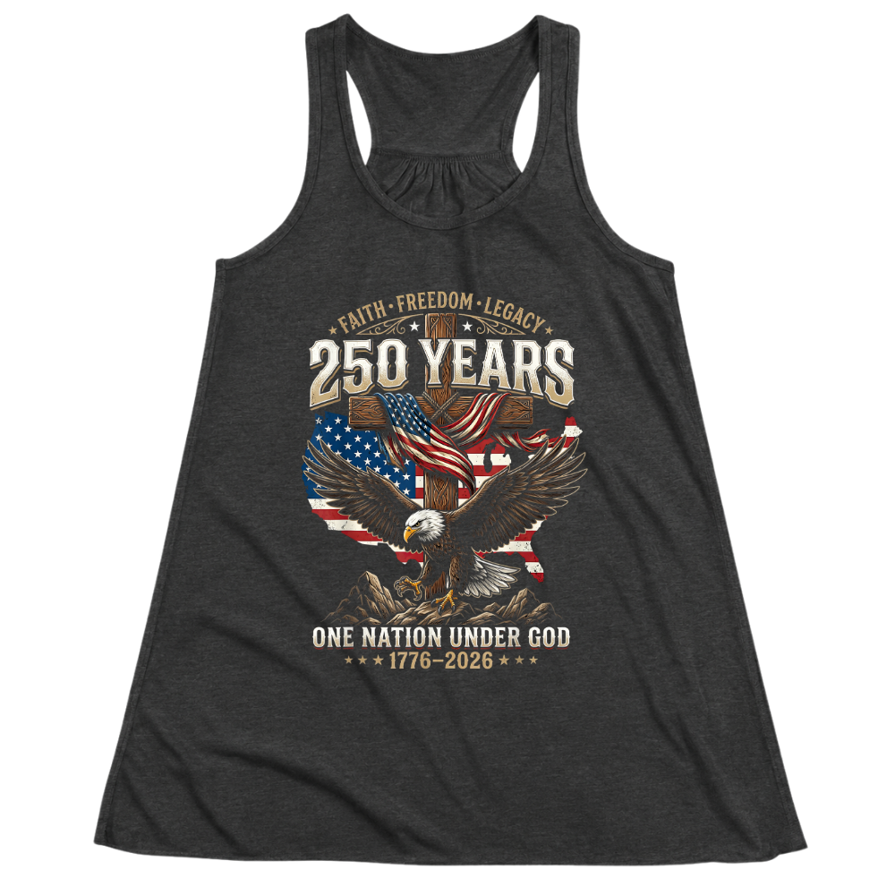 Faith Freedom Legacy Eagle America 250 Years Anniversary - Women Tank Top