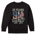 25 Years 9/11 Never Forget American Flag - Sweater