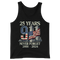 25 Years 9/11 Never Forget American Flag - Tank Top