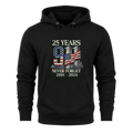 25 Years 9/11 Never Forget American Flag - Hoodie
