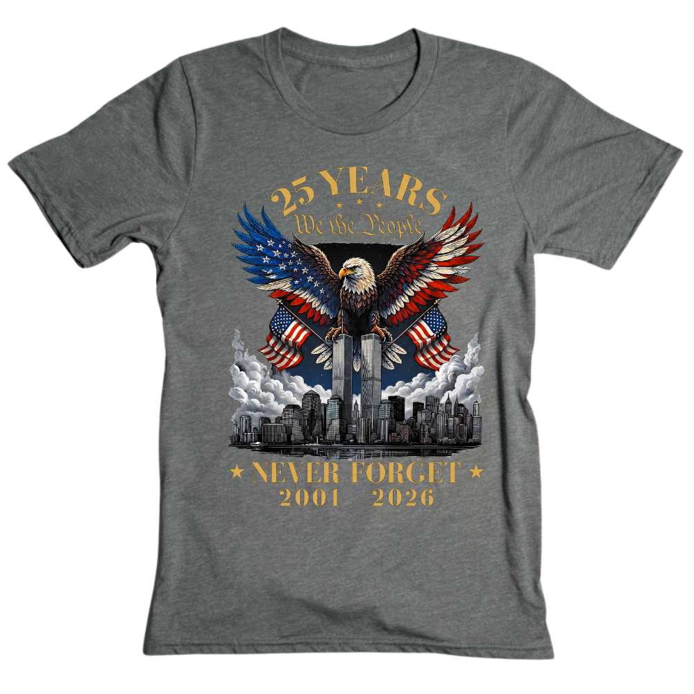 25 Years We The People 911 Memorial - T-Shirt