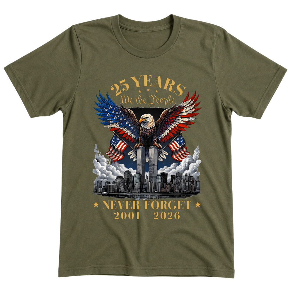 25 Years We The People 911 Memorial - T-Shirt
