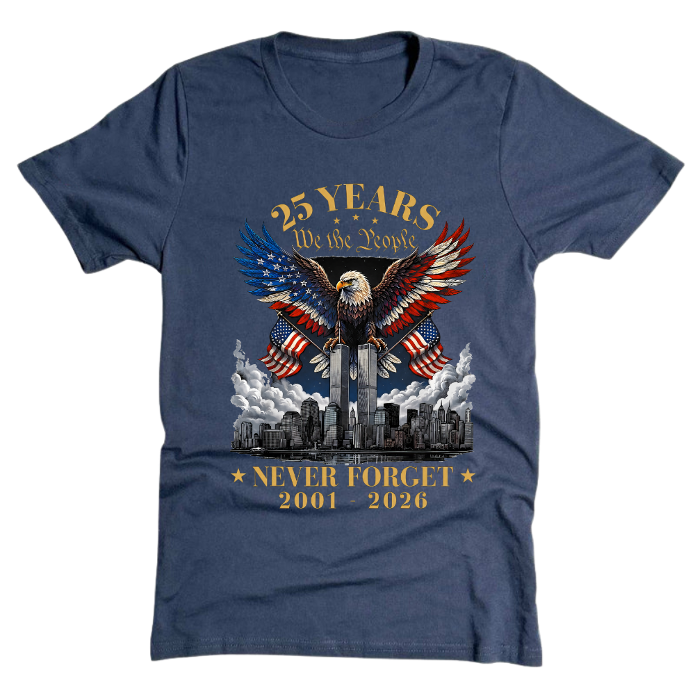 25 Years We The People 911 Memorial - T-Shirt