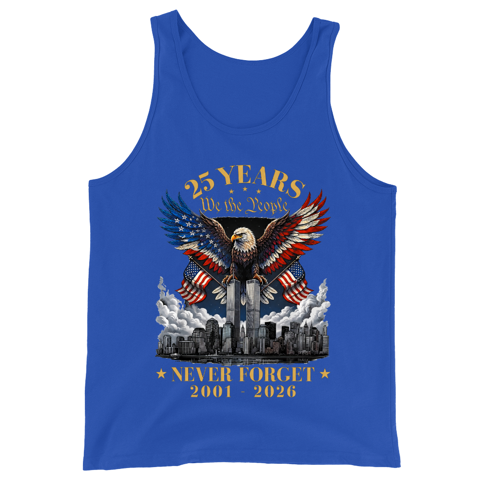 25 Years We The People 9/11 Memorial - Tank Top