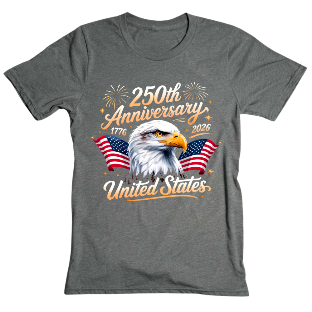 250th Anniversary USA Eagle 1776-2026 - T-Shirt