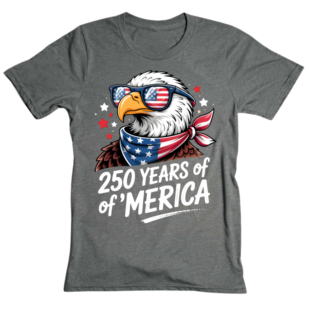 250 Years America Flag 1776 2026 USA - T-Shirt
