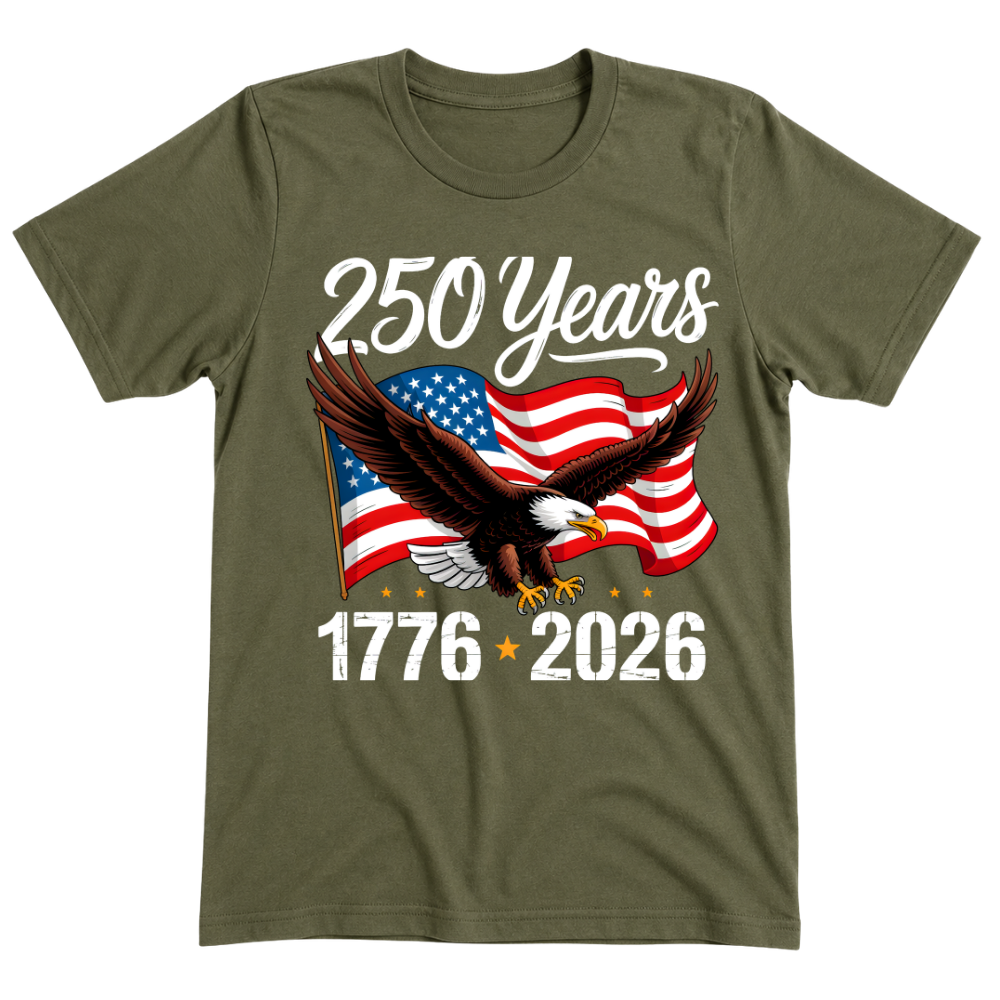 USA Eagle 1776 2026 250th Anniversary - T-Shirt