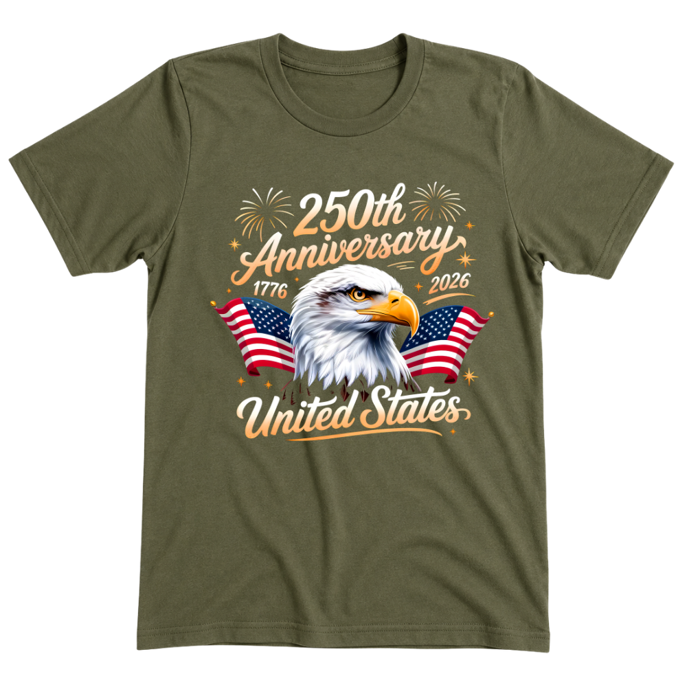 250th Anniversary USA Eagle 1776-2026 - T-Shirt