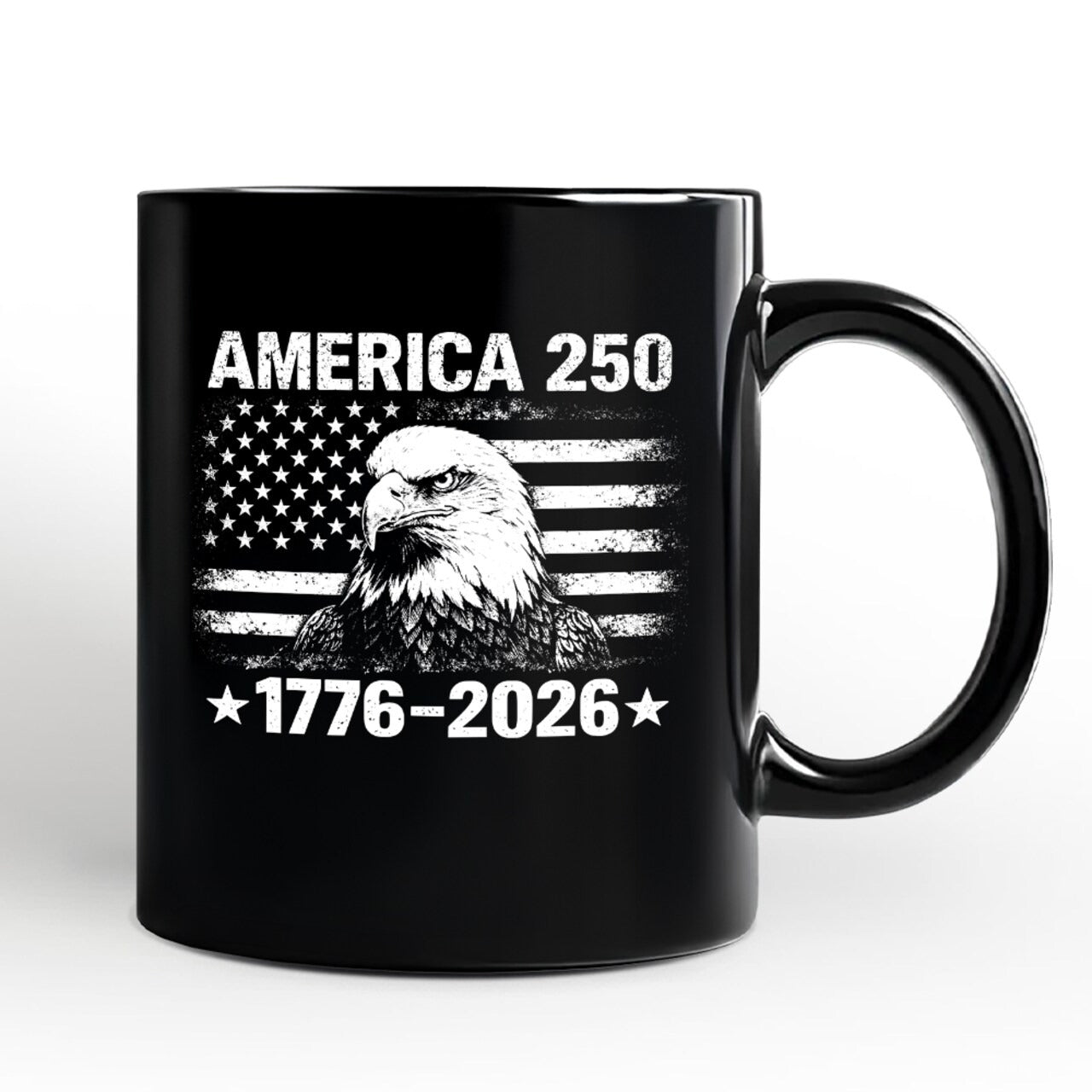 America 250 Eagle Mug 1776 2026 Patriotic USA
