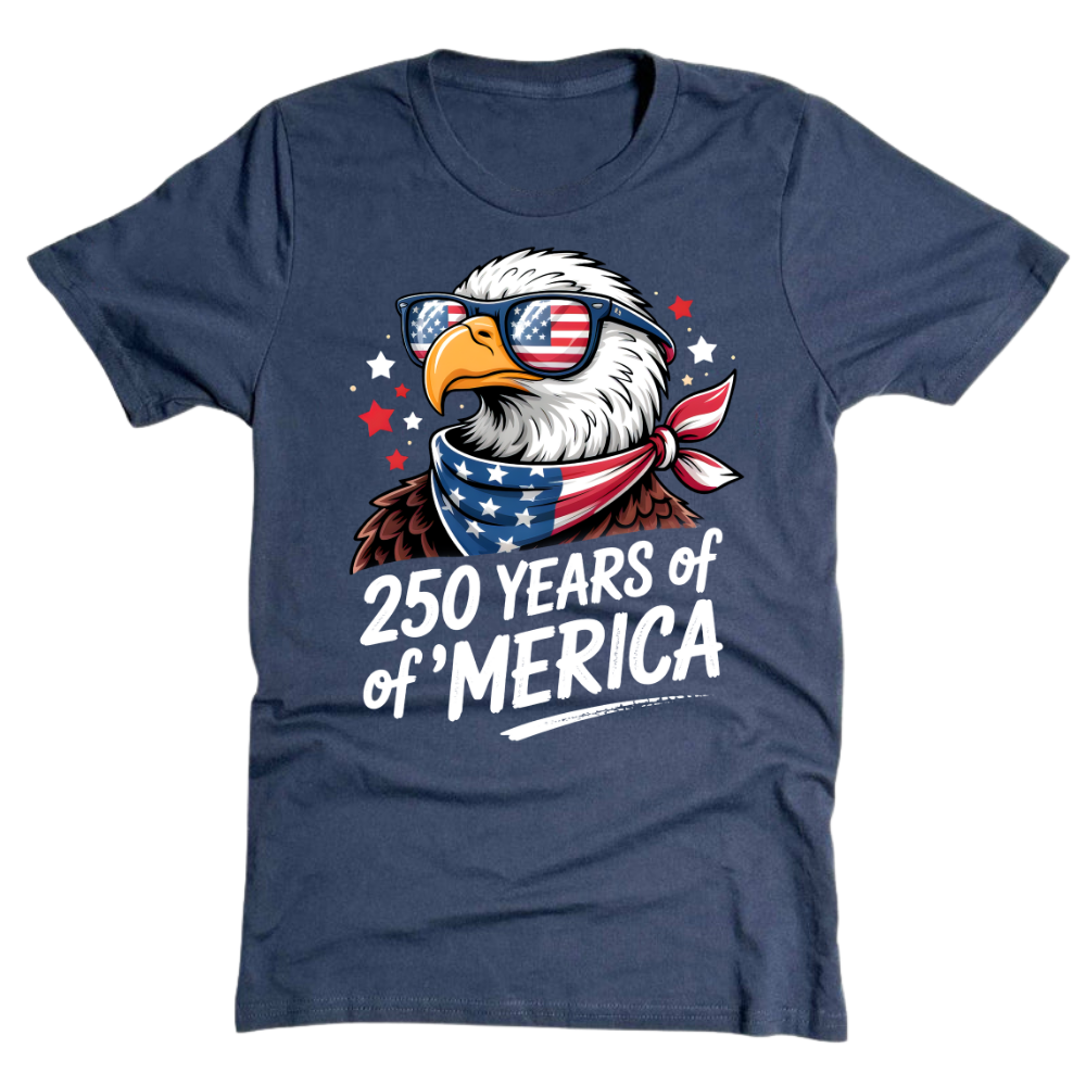 250 Years America Flag 1776 2026 USA - T-Shirt