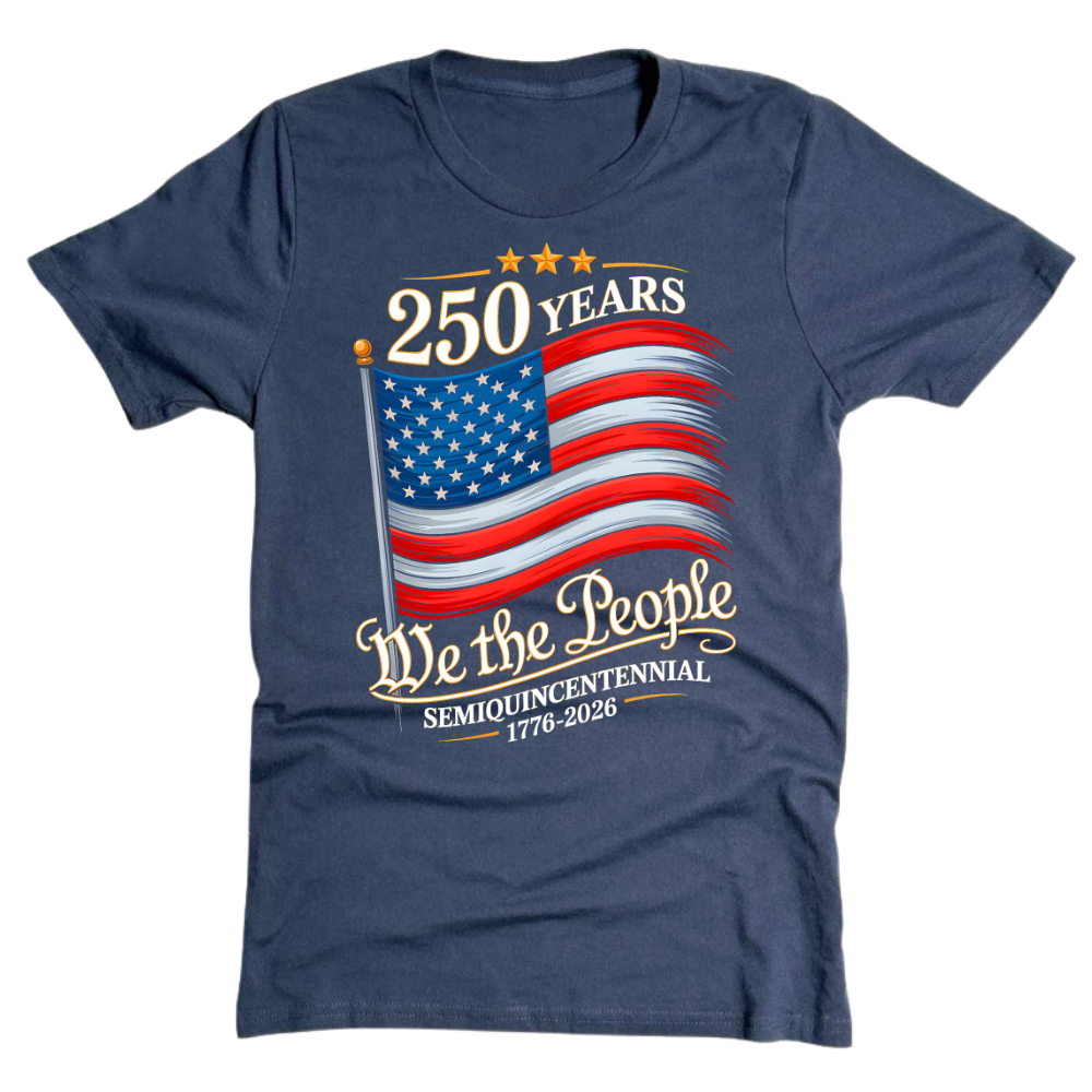 250 Years We The People USA Flag 2026 - T-Shirt