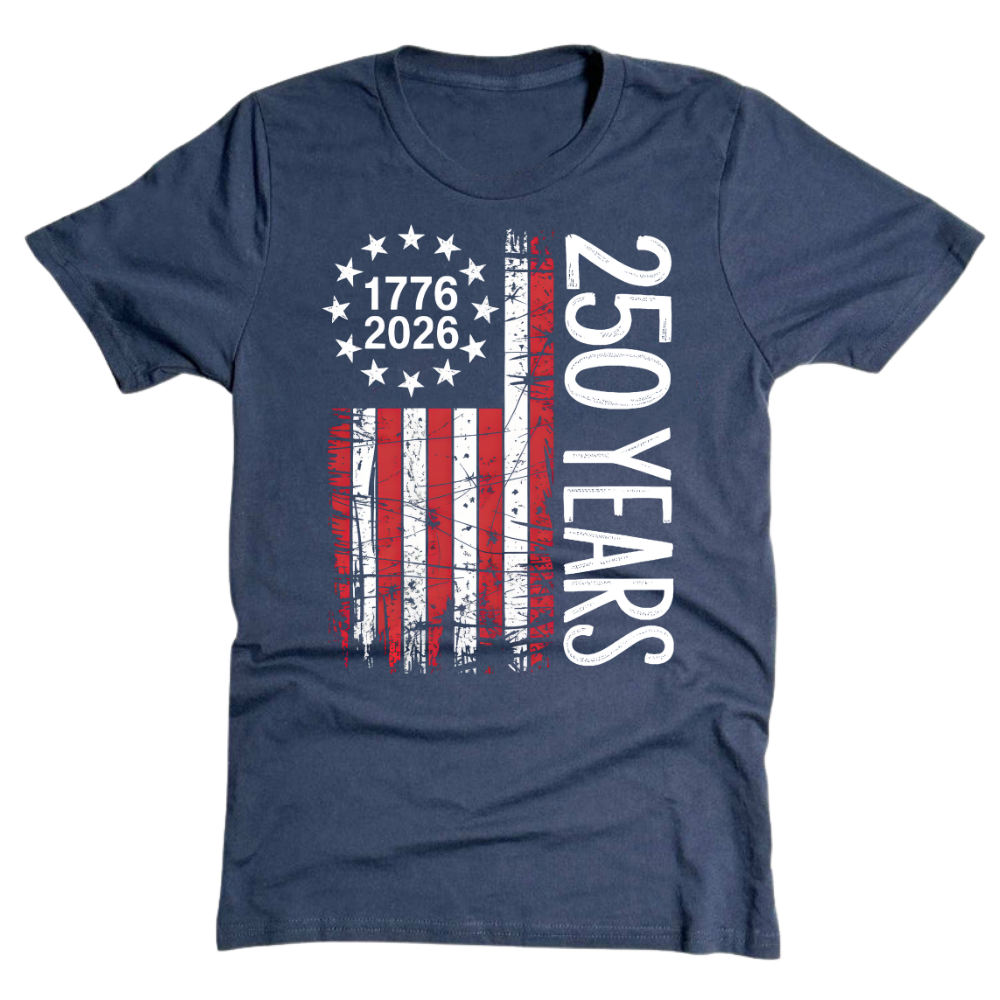 America Flag 1776 2026 USA 250 Years - T-Shirt