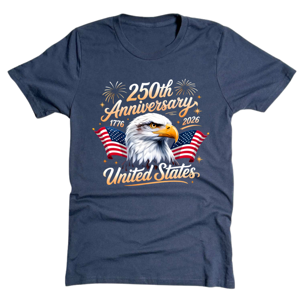 250th Anniversary USA Eagle 1776-2026 - T-Shirt