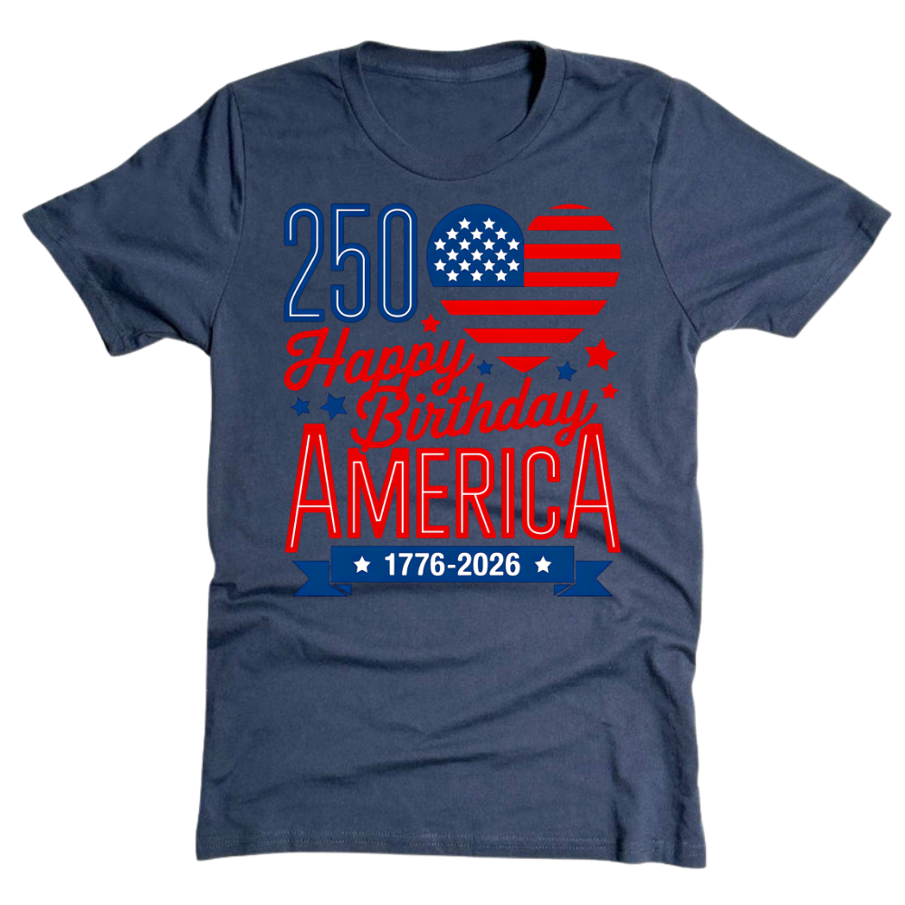 250th Birthday America 1776 2026 USA - T-Shirt
