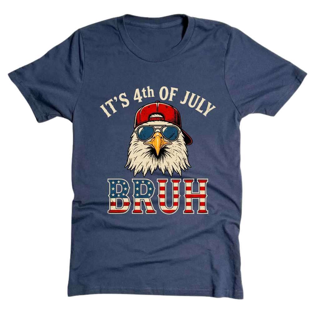 4th Of July Eagle Bruh Funny Patriotic USA - T-Shirt