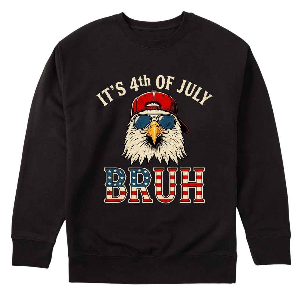 4th Of July Eagle Bruh Funny Patriotic USA - Sweater