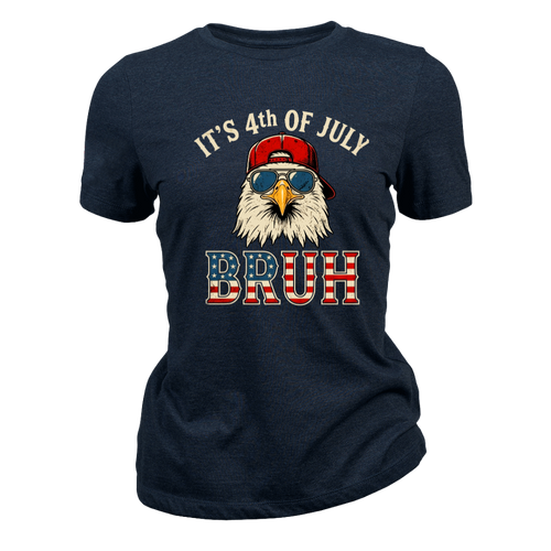 4th Of July Eagle Bruh Funny Patriotic USA - Women T-Shirt