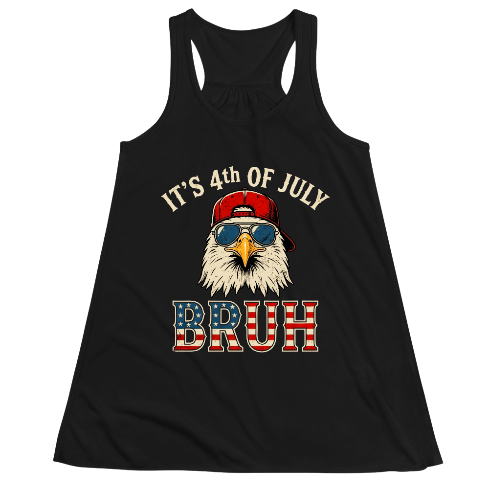4th Of July Eagle Bruh Funny Patriotic USA - Women Tank Top