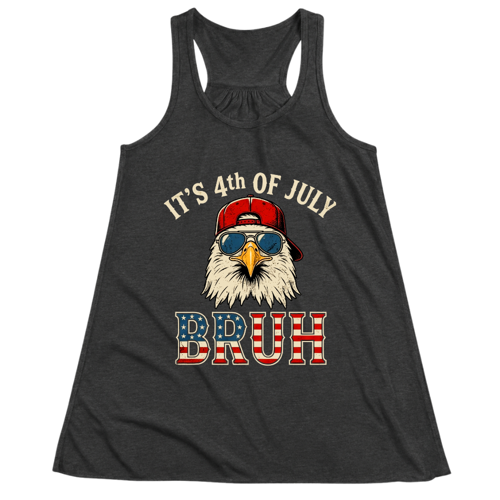 4th Of July Eagle Bruh Funny Patriotic USA - Women Tank Top
