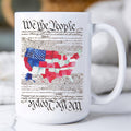 We The People Constitution Mug American Flag Patriotic