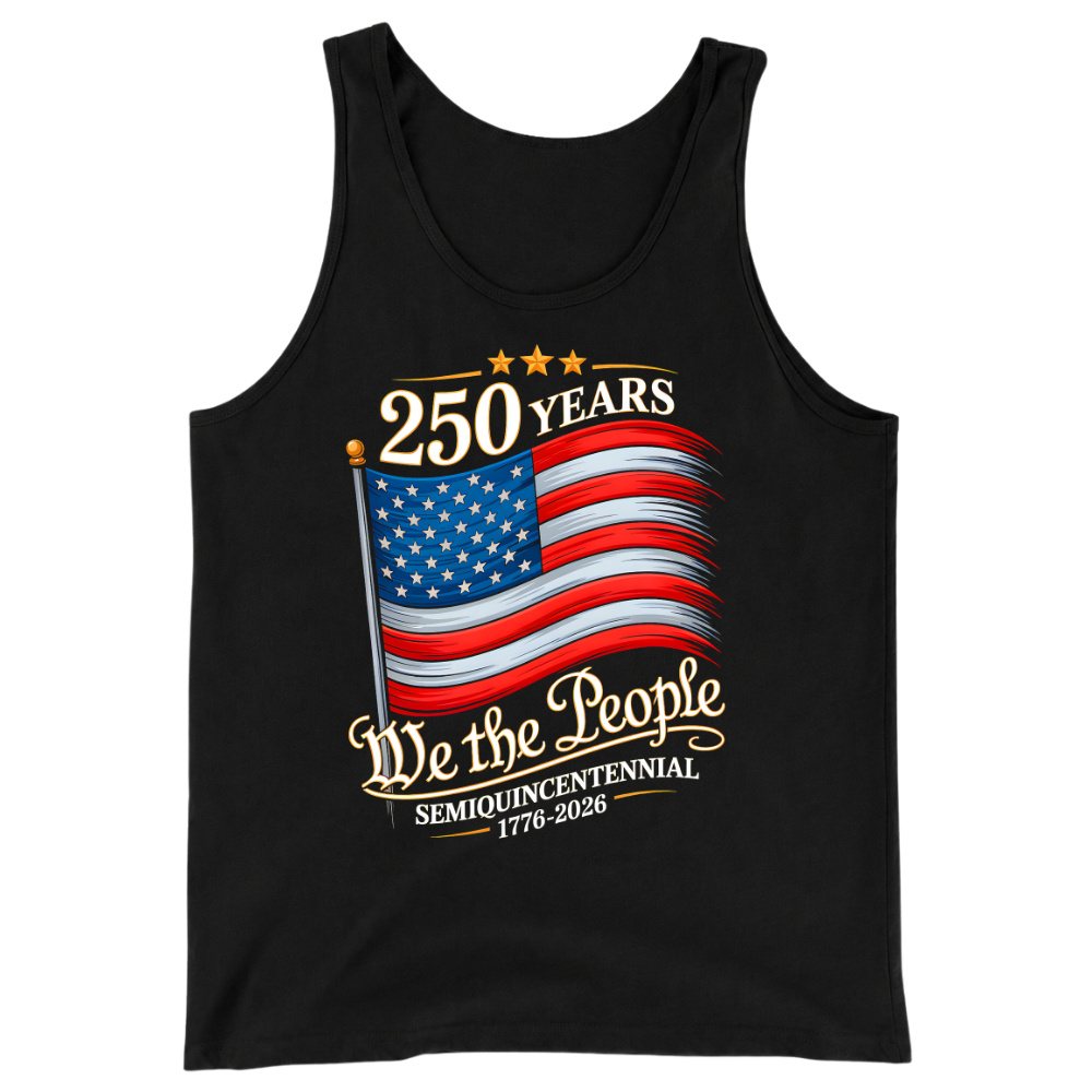 250 Years We The People USA Flag 2026 - Tank Top