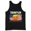 Trumpkin American Flag Halloween - Tank Top