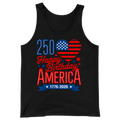 250th Birthday America 1776 2026 USA - Tank Top