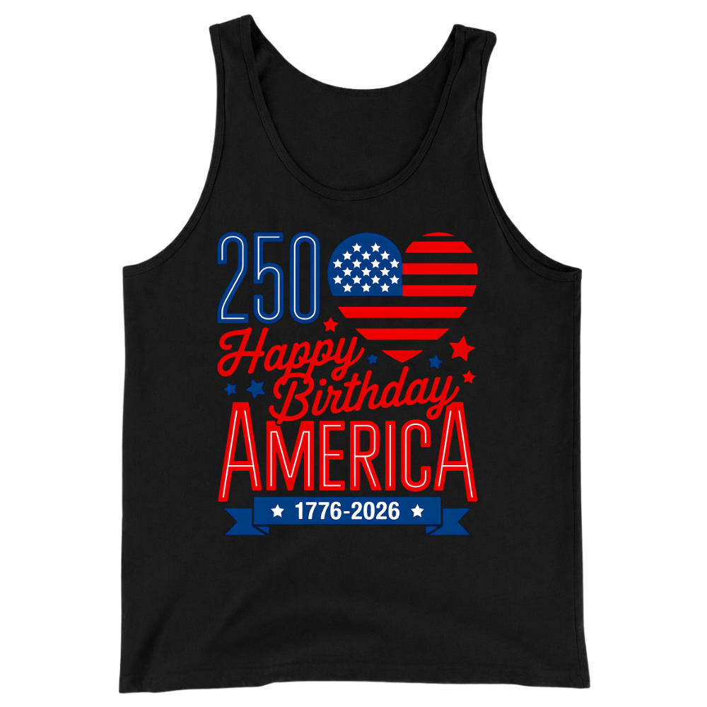 250th Birthday America 1776 2026 USA - Tank Top