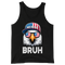 Patriotic Eagle Bruh 4th of July USA Flag - Tank Top