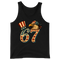 67 Patriotic Eagle Six Seven Meme Vintage American Flag - Tank Top