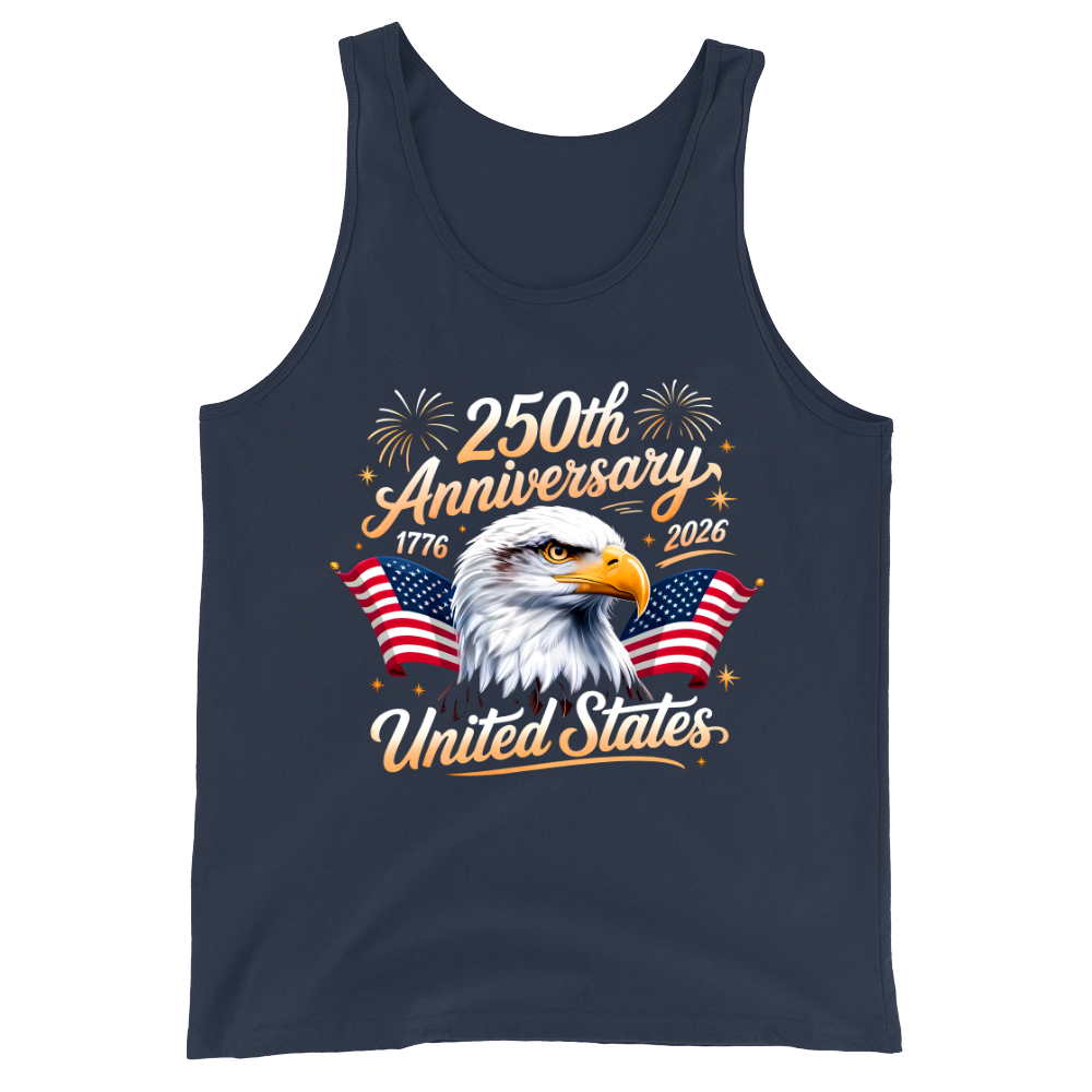 250th Anniversary USA Eagle 1776-2026 - Tank Top
