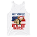 4th Of July Design To All you Subitches Patriotic Celebration USA - Tank Top