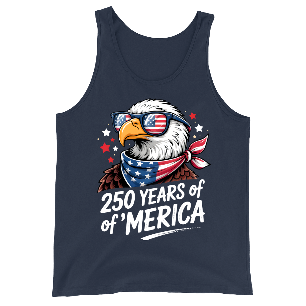250 Years America Flag 1776 2026 USA - Tank Top