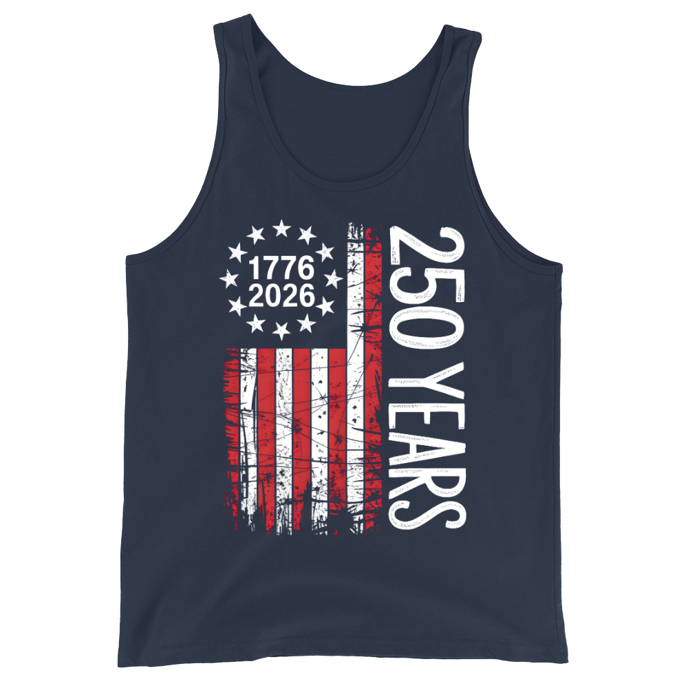 America Flag 1776 2026 USA 250 Years - Tank Top