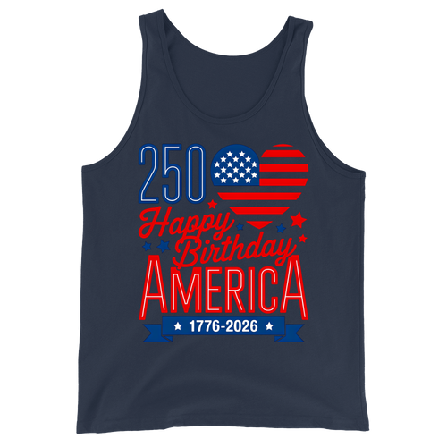 250th Birthday America 1776 2026 USA - Tank Top