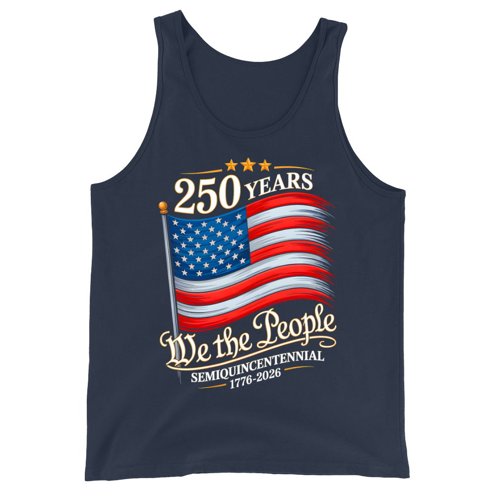 250 Years We The People USA Flag 2026 - Tank Top