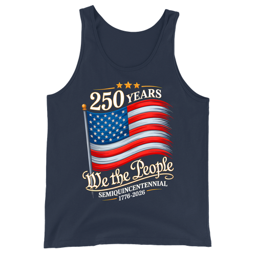 250 Years We The People USA Flag 2026 - Tank Top