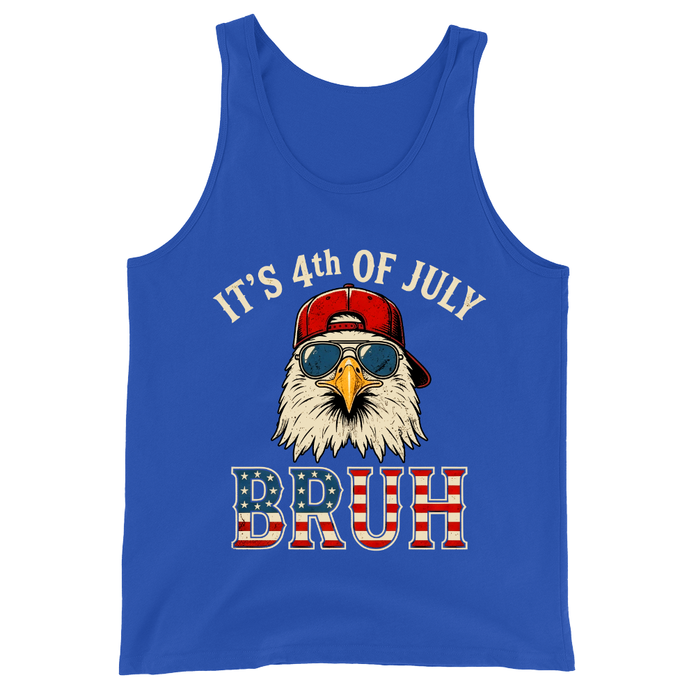 4th Of July Eagle Bruh Funny Patriotic USA - Tank Top