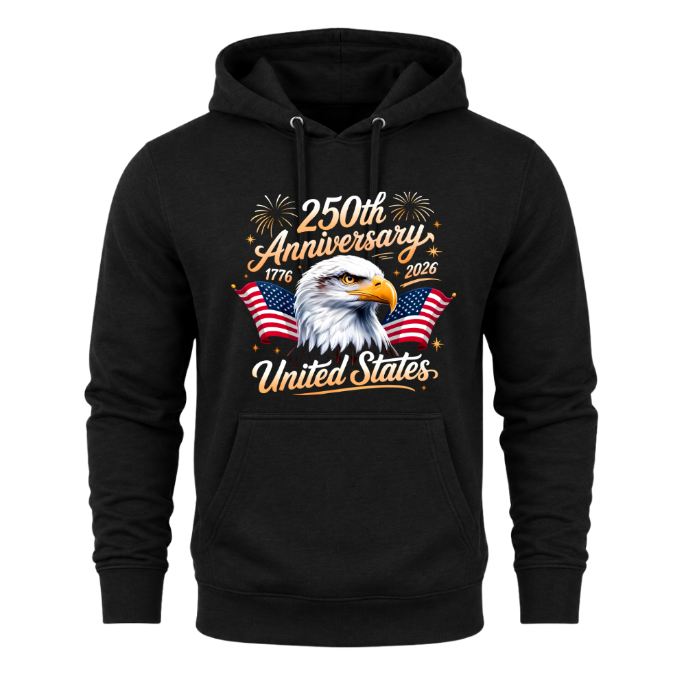 250th Anniversary USA Eagle 1776-2026 - Hoodie