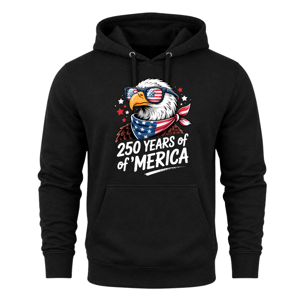 250 Years America Flag 1776 2026 USA - Hoodie